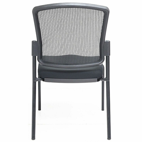 Lorell Mesh Back Guest Chair Mesh Back Material - Black Frame Color - Steel Frame Material - Black - 1 Each (23102)