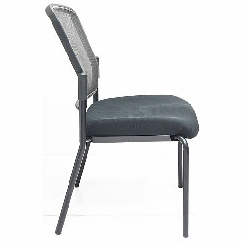 Lorell Mesh Back Guest Chair Mesh Back Material - Black Frame Color - Steel Frame Material - Black - 1 Each (23102)
