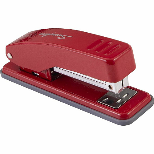 Swingline Cub Compact Stapler Staples Upto 20 Sheet - Holds Upto 105 Staple - Half Strip - Electric Rio Red - Metal - 1 Each (1070)