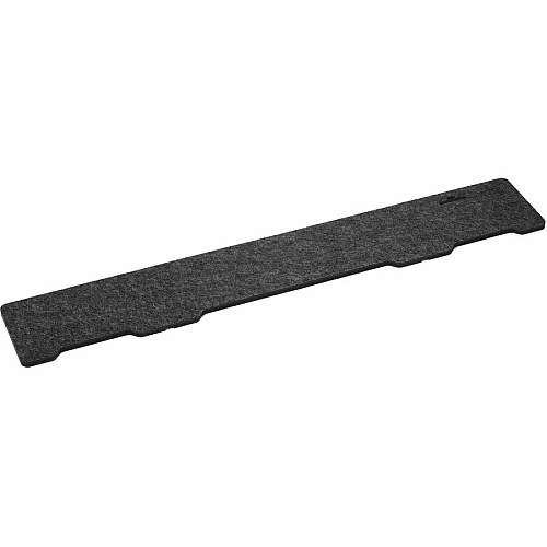 DURABLE Effect Monitor Stand 22.05 lb Load Capacity - 6.38" Height x 19.53" Width x 10.24" Depth - Desk, Table - Metal, Polyethylene Terephthalate (PET) Felt - Charcoal - For Monitor, Notebook - Ergonomic, Storage Space, Cable Management (508158)