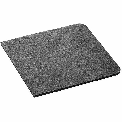 DURABLE Durable Effect Desk Mat Home Office - 13" Length x 27.50" Width x 0.150" Depth - Rectangular - Polyethylene Terephthalate (PET), Felt - Charcoal - 1 Each (708158)