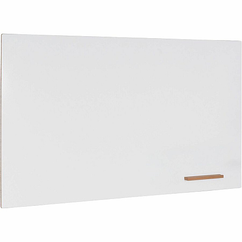 Lorell Loop Whiteboard 60" (5 ft) Width x 36" (3 ft) Height - White Steel Surface - Magnetic - Durable, Frameless, Impact Resistant - 1 Each (69670)