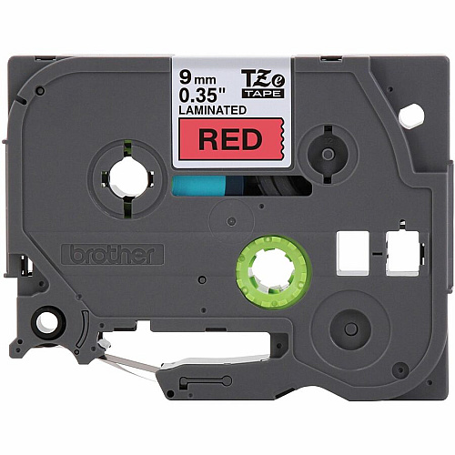 Brother Label Tape x 11/32" Width - Tape - Red - Water Resistant - Laminated - 1 Each (TZE421G)