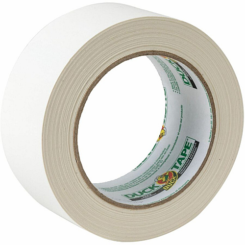 Duck Max Strength Packaging Tape 20 yd Length x 1.88" Width - White - Rubber Adhesive - For Packaging, Wood, Plastic, Glass, Sealing, Bundling - 1 Each (241620)