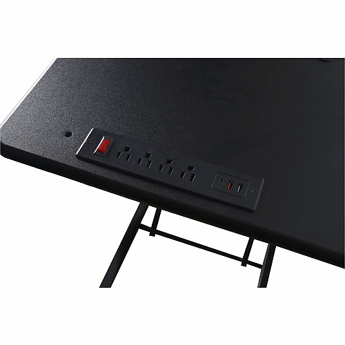 Rocelco Electric Desk Riser & Dual Monitor Mount Up to 27" Screen Support - 40 lb Load Capacity - 21.70" Height x 37.25" Width x 20.50" Depth - Desk - Black - For Monitor, Keyboard, Notebook, Tablet, Smartphone - Electric, Keyboard Tray, Elect (REDR2BDM2)