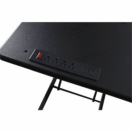 Rocelco Electric Desk Riser & Dual Monitor Mount Up to 27" Screen Support - 40 lb Load Capacity - 21.70" Height x 37.25" Width x 20.50" Depth - Desk - Black - For Monitor, Keyboard, Notebook, Tablet, Smartphone - Electric, Keyboard Tray, Elect (REDR2BDM2)