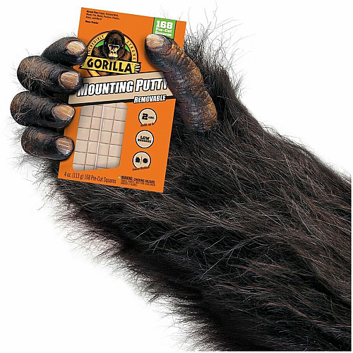 Gorilla Glue Mounting Putty Assorted - For Indoor, Outdoor, Mounting, Paper, Wall, Wood, Tile, Metal, Glass - 1 Each (109100)