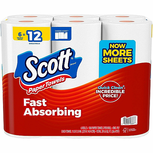 Scott Choose-A-Sheet Paper Towels (56668)