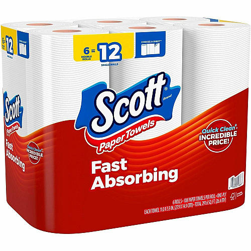 Scott Choose-A-Sheet Paper Towels (56668)