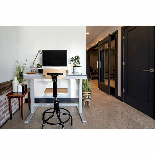 BEVCO Plywood Series Chair Natural Wood Seat Color - Maple, Plywood Seat Material - Plywood Back Material - Black Frame Color - Round Leg, 5-star Base - 1 Each (15025)