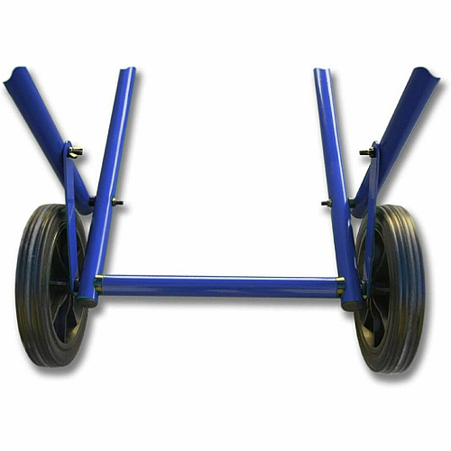 Five Star Products Recycling Cart for Bin 400 lb Capacity - Steel - 16.50" Width x 44" Depth x 26" Height - Blue - 1 Each (C006)