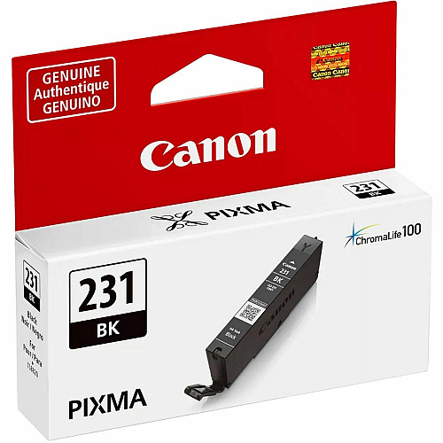 Canon CLI-231 Original Standard Yield Inkjet Ink Cartridge - Black - 1 Each 8.2 mL (CLI231BK)