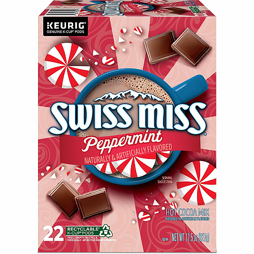 Swiss Miss&reg; Peppermint Hot Cocoa Peppermint - 22/Box - 4 / Carton (8526CT)