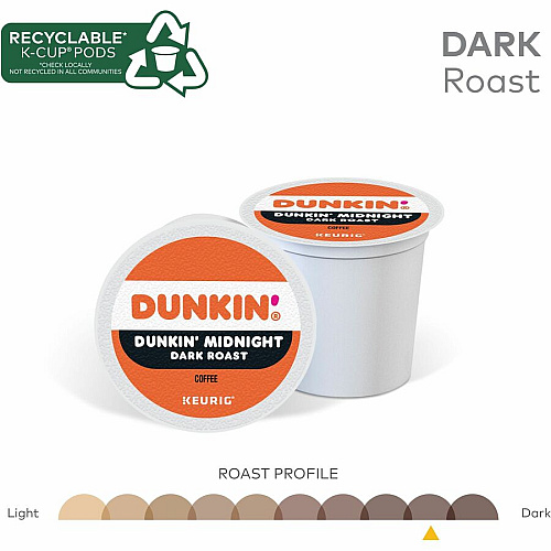 Dunkin Donuts Dunkin'&reg; K-Cup Midnight Coffee (0316CT)