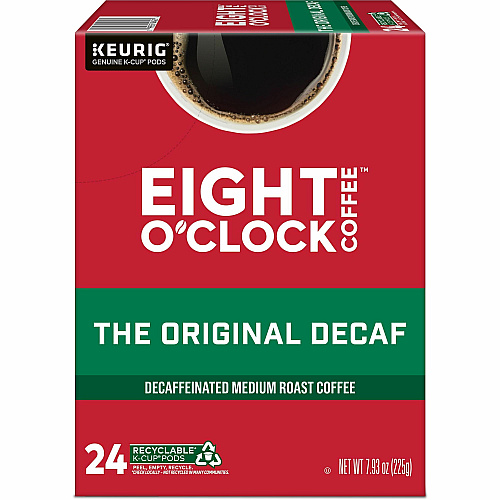 Green Mountain Coffee K-Cup The Original Decaf Coffee Compatible with Keurig Brewer - Medium - Per Box - 24 K-Cup - K-Cup - The Original Decaf - Decaffeinated - 4 / Carton (0638CT)