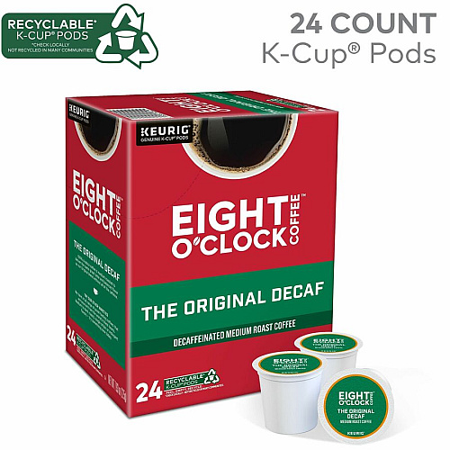 Green Mountain Coffee K-Cup The Original Decaf Coffee Compatible with Keurig Brewer - Medium - Per Box - 24 K-Cup - K-Cup - The Original Decaf - Decaffeinated - 4 / Carton (0638CT)
