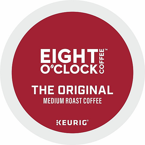 Eight O'Clock K-Cup, Ground Original Coffee Compatible with Keurig Brewer - Medium - Per Box - 24 K-Cup - K-Cup, Ground - Original - Kosher - 4 / Carton (0657CT)