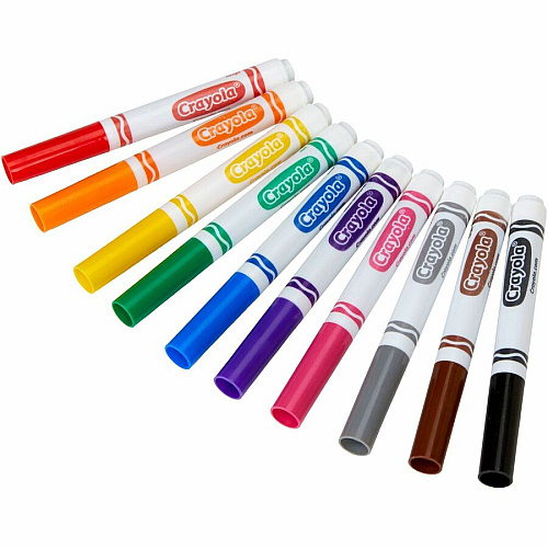 Crayola Bulk Broadline Marker Set Multi Ink - 10 / Pack (587771)