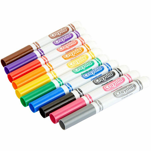 Crayola Bulk Broadline Marker Set Multi Ink - 10 / Pack (587771)