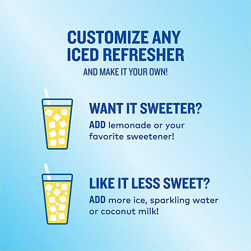 The Original Donut Shop&reg; Iced Refreshers Pineapple Passionfruit - 20/Box - 4 / Carton (0236CT)