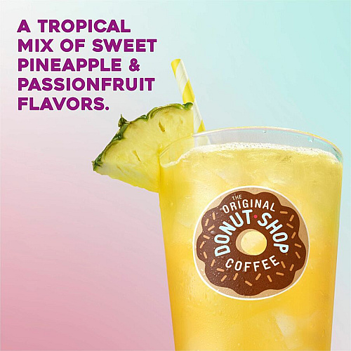 The Original Donut Shop&reg; Iced Refreshers Pineapple Passionfruit - 20/Box - 4 / Carton (0236CT)