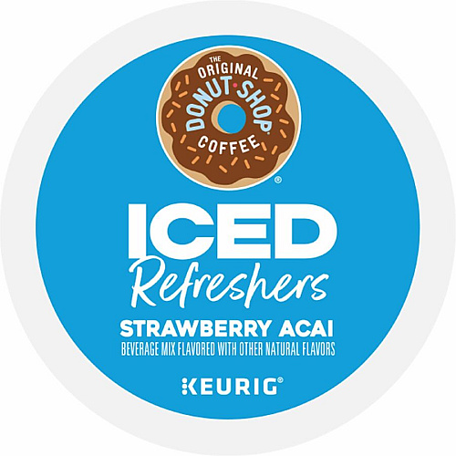 The Original Donut Shop&reg; Iced Refreshers Strawberry Acai - 20/Box - 4 / Carton (0237CT)