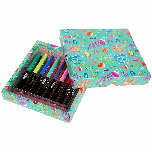 Crayola Blending Markers Brush Marker Point - Multi Ink - Water Based - 16 / Pack (586754)