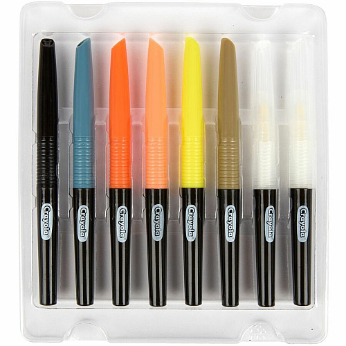 Crayola Blending Markers Brush Marker Point - Multi Ink - Water Based - 16 / Pack (586754)