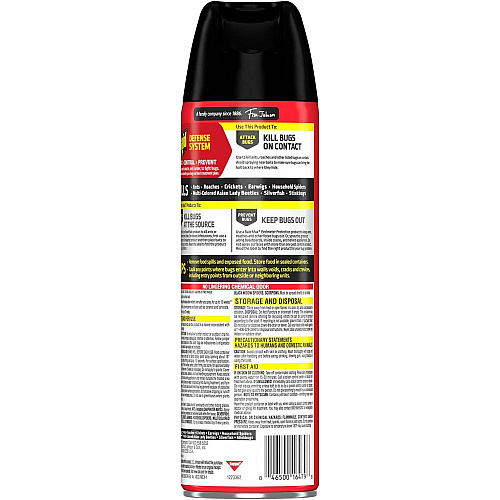 Raid Ant & Roach Killer Spray Spray - Kills Ants, Cockroaches, Crickets, Earwig, Spider, Lady Beetle, Silverfish, Stink Bug, Bugs - 17.05 fl oz - Red - 1 Each (386214)