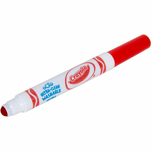 Crayola Crush Resistant Washable Toddler Markers Bold Marker Point - Washable - Multi Ink - 8 / Pack (811548)