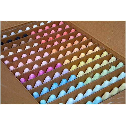 Crayola Washable Sidewalk Chalk Assorted - For Sidewalk, Driveway - Washable, Anti-Roll Shape, Non-toxic - 130 / Pack (510817)