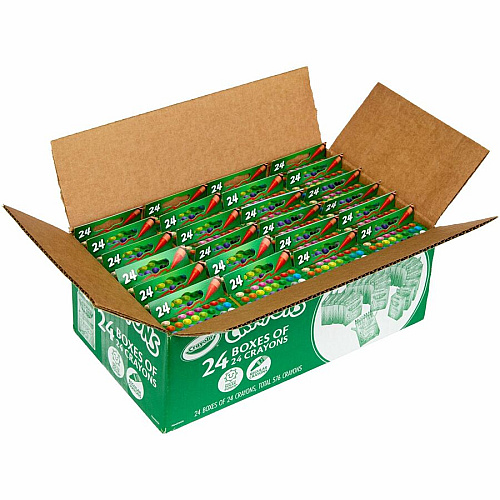 Crayola Bulk Crayons Regular - For Child - Multi - 24 / Pack (523036)