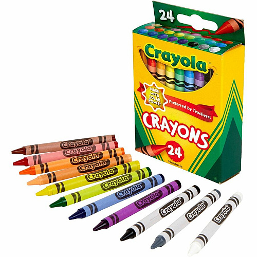 Crayola Bulk Crayons Regular - For Child - Multi - 24 / Pack (523036)