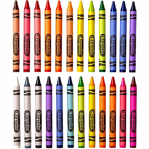 Crayola Bulk Crayons Regular - For Child - Multi - 24 / Pack (523036)
