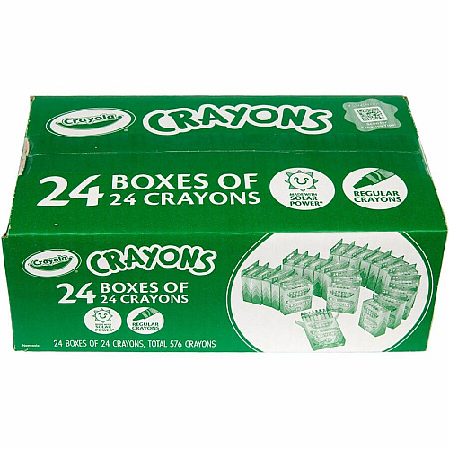 Crayola Bulk Crayons Regular - For Child - Multi - 24 / Pack (523036)