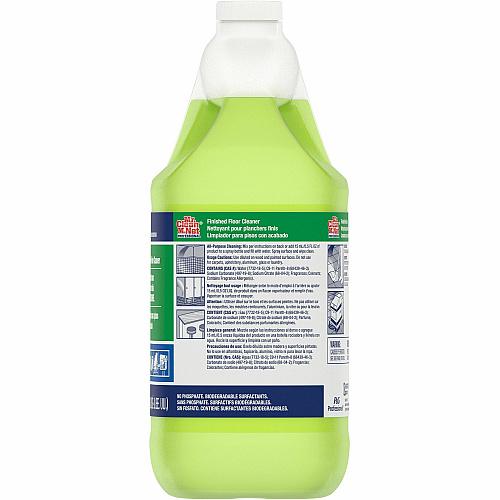 Mr. Clean Pro. All-Purpose Floor Cleaner For Multi Surface, Multipurpose - Concentrate - 128 fl oz (4 quart) - Fresh Lemon Scent - Recommended For: Grease Remover, Dirt Remover, Soil Remover, Grime Remover - Rinse-free, Benzene-free, BPA-free, Alk (39949)