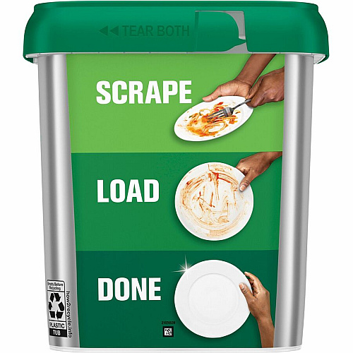 Cascade Platinum ActionPacs For Glassware, Dish, Dishwasher - Pod - Recommended For: Residue Remover, Dried-on Food Remover, Grease Remover - Enzyme Activated, Kosher - Silver - 59 - 1 Each (15681)