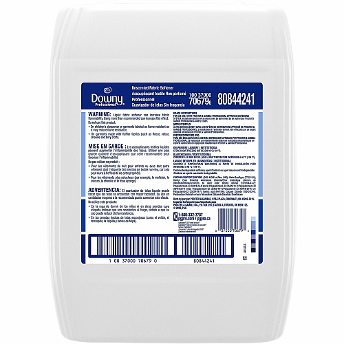Downy Pro. Fabric Softener For Multipurpose - Concentrate - Liquid - 640 fl oz (20 quart) - 2.7 to 3.8 pH - Recommended For: Odor Remover - Odorless - White Jug - 1 Carton (70679)