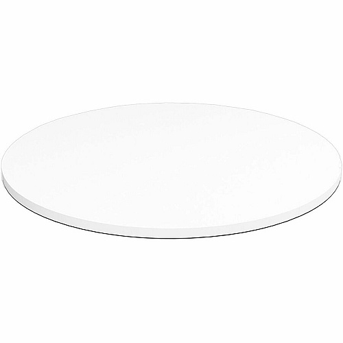 Safco Jurni Cafe Table with Round Top Round Top - Textured, Powder Coated Base - 42" Table Top Diameter - 29" Height - Cafeteria, Breakroom - Assembly Required - Designer White - Laminate Top Material - 1 Each (JN42RDX29DWT)