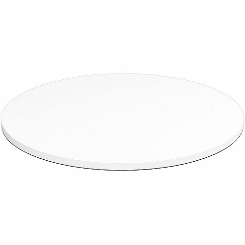 Safco Jurni Cafe Table with Round Top Round Top - Textured, Powder Coated Base - 42" Table Top Diameter - 29" Height - Cafeteria, Breakroom - Assembly Required - Designer White - Laminate Top Material - 1 Each (JN42RDX29DWT)