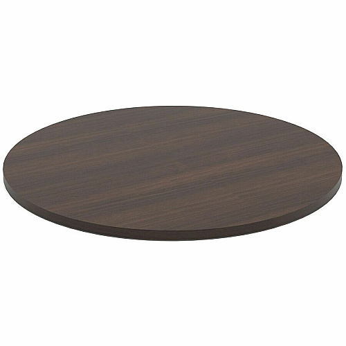 Safco Jurni Bistro Table with Round Top Round Top - Textured, Powder Coated Base - Modern Style - 42" Table Top Diameter - 42" Height - Cafeteria - Assembly Required - Columbian Walnut - Laminate Top Material - 1 Each (JN42RDX42CWN)