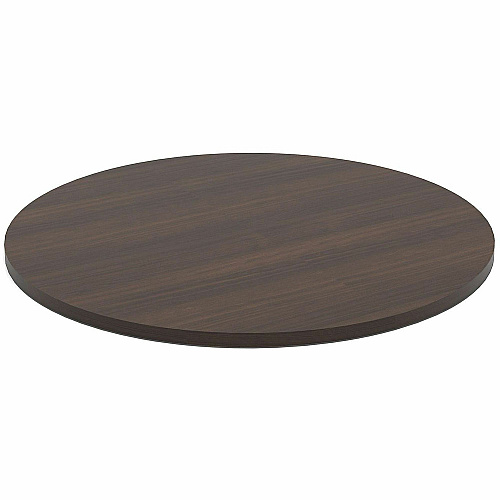 Safco Jurni Bistro Table with Round Top Round Top - Textured, Powder Coated Base - Modern Style - 42" Table Top Diameter - 42" Height - Cafeteria - Assembly Required - Columbian Walnut - Laminate Top Material - 1 Each (JN42RDX42CWN)