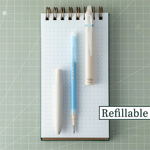 Pilot FriXion Waai Pen Collection 0.5 mm Extra Fine Pen Point - Retractable - Erasable - Periwinkle Ink - Gel-based - Writing - 1 Dozen (21068)