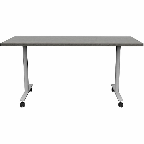 Safco Jurni Multi-Purp. Table w/T-Leg & Casters Textured T-shaped, Powder Coated Base - 60" Table Top Width x 24" Table Top Depth x 1.10" Table Top Thickness - 29" Height - Multipurpose - Assembly Required - Asian Night - Laminate Top Mater (JN6024FXCANT)
