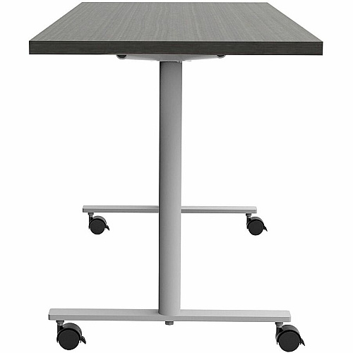Safco Jurni Multi-Purp. Table w/T-Leg & Casters Textured T-shaped, Powder Coated Base - 60" Table Top Width x 24" Table Top Depth x 1.10" Table Top Thickness - 29" Height - Multipurpose - Assembly Required - Asian Night - Laminate Top Mater (JN6024FXCANT)