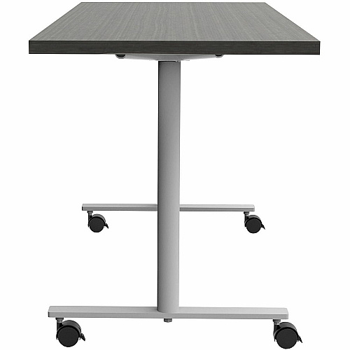 Safco Jurni Multi-Purp. Table w/T-Leg & Casters Textured T-shaped, Powder Coated Base - 60" Table Top Width x 24" Table Top Depth x 1.10" Table Top Thickness - 29" Height - Multipurpose - Assembly Required - Asian Night - Laminate Top Mater (JN6024FXCANT)