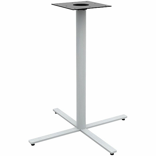 Safco Jurni Bistro Table with Round Top Round Top - Textured, Powder Coated Base - Modern Style - 36" Table Top Diameter - 42" Height - Cafeteria - Assembly Required - Fusion Maple - Laminate Top Material - 1 Each (JN36RDX42FMP)