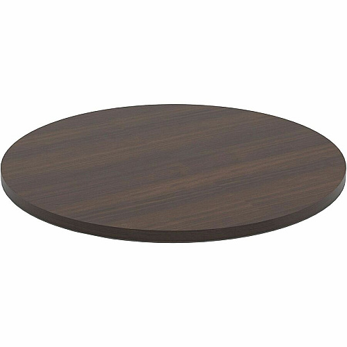 Safco Jurni Cafe Table with Round Top Round Top - Textured, Powder Coated Base - 36" Table Top Diameter - 29" Height - Cafeteria, Breakroom - Assembly Required - Columbian Walnut - Laminate Top Material - 1 Each (JN36RDX29CWN)
