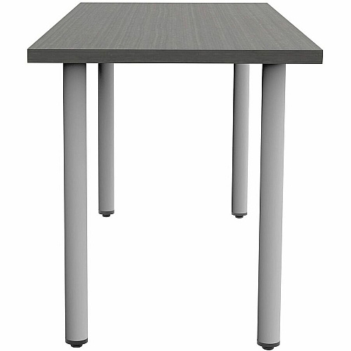 Safco Jurni Multi-Purp. Table w/Post Leg & Glides Powder Coated Post Leg Base - Modern Style x 60" Table Top Width x 24" Table Top Depth x 1.10" Table Top Thickness - 29" Height - Multipurpose - Assembly Required - Asian Night - Laminate To (JN6024FTGANT)