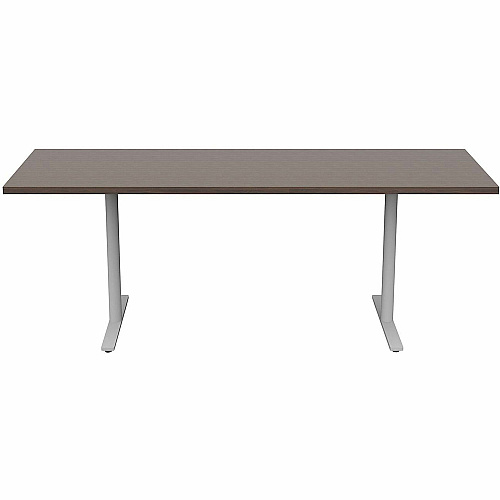 Safco Jurni Multi-Purpose Table with T-Leg & Glides Laminated Top - Powder Coated T-shaped, Textured Base - 72" Table Top Width x 24" Table Top Depth x 1.10" Table Top Thickness - 29" Height - Multipurpose - Assembly Required - Columbian Wa (JN7224FXGCWN)